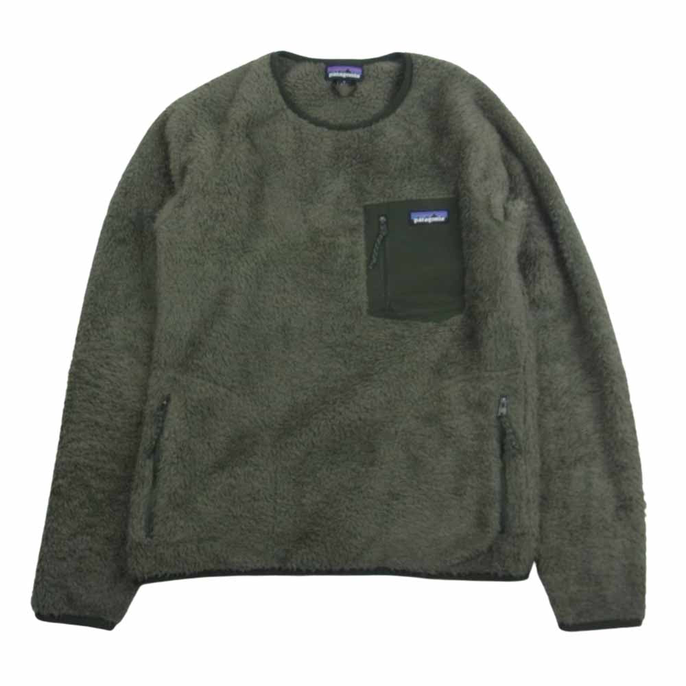 patagonia パタゴニア 21AW 25895 M's Los Gatos Fleece Crew メンズ ロス ガトス クルー プルオーバー スウェット カーキ系 S【中古】