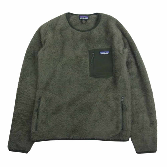 patagonia パタゴニア 21AW 25895 M's Los Gatos Fleece Crew メンズ ロス ガトス クルー プルオーバー スウェット カーキ系 S【中古】