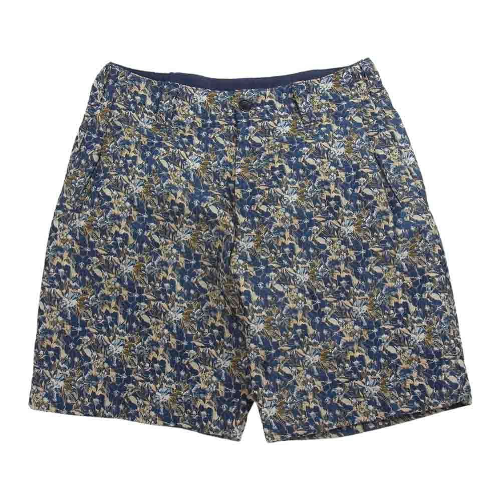 BRU NA BOINNE ブルーナボイン 7563 ノット モバイル フラワー ショーツ ハーフ パンツ ネイビー系 M【中古】