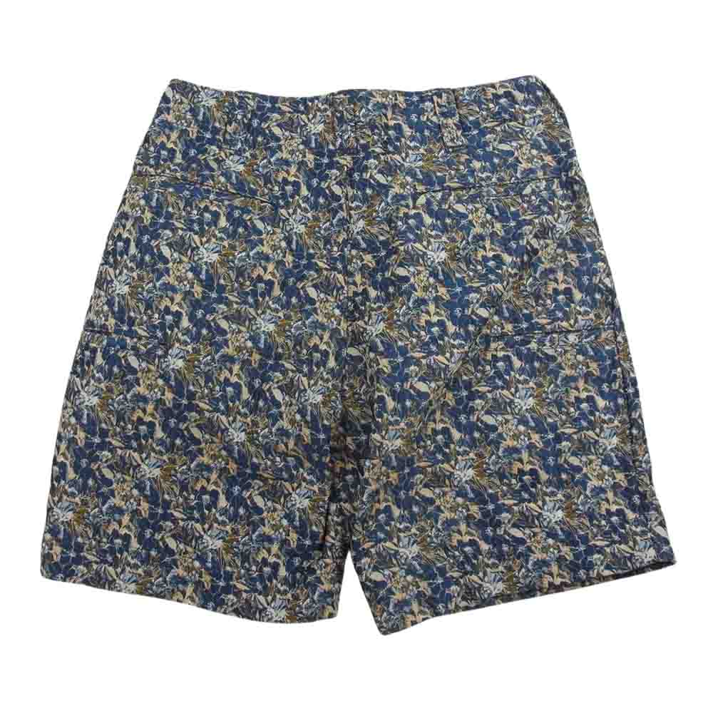 BRU NA BOINNE ブルーナボイン 7563 ノット モバイル フラワー ショーツ ハーフ パンツ ネイビー系 M【中古】