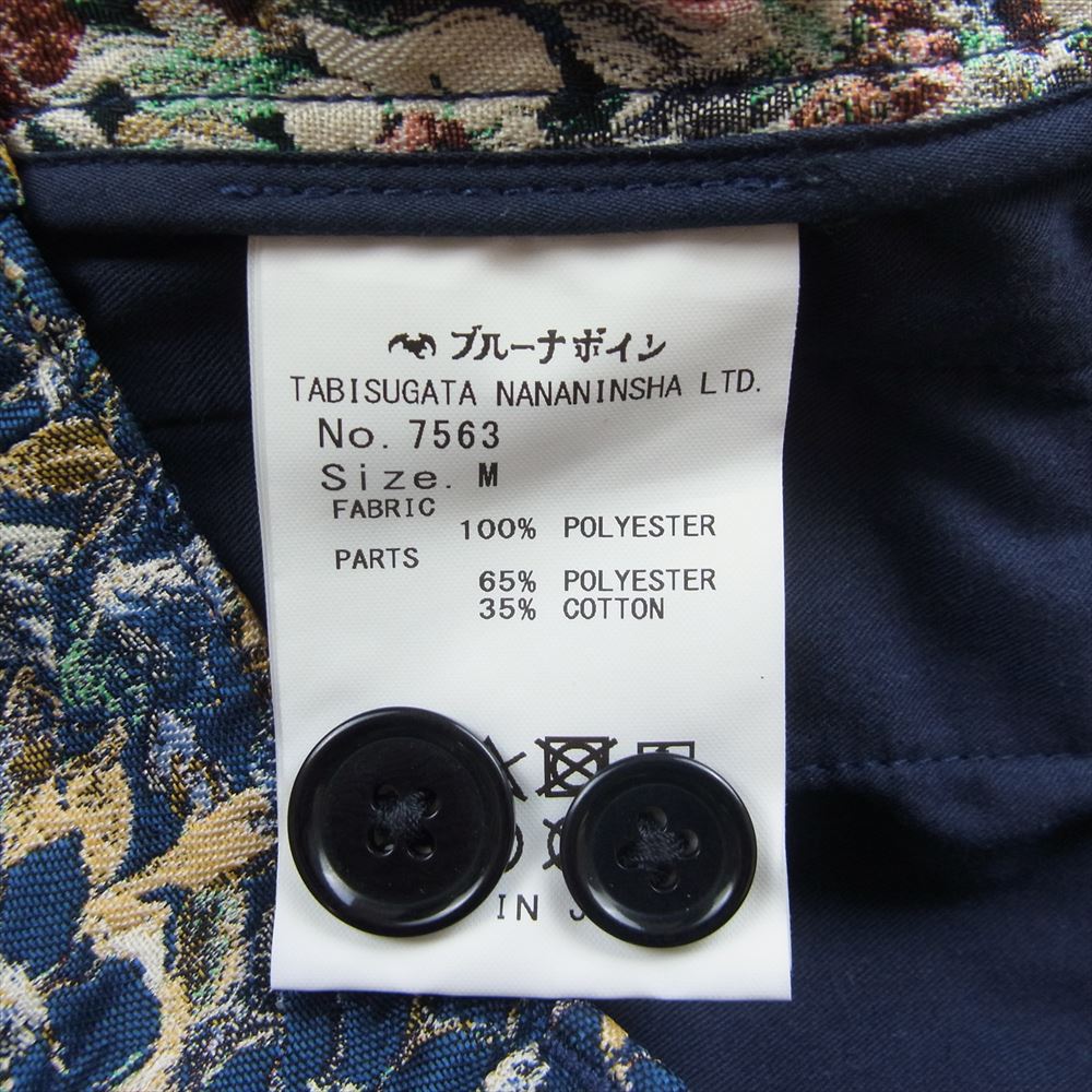 BRU NA BOINNE ブルーナボイン 7563 ノット モバイル フラワー ショーツ ハーフ パンツ ネイビー系 M【中古】