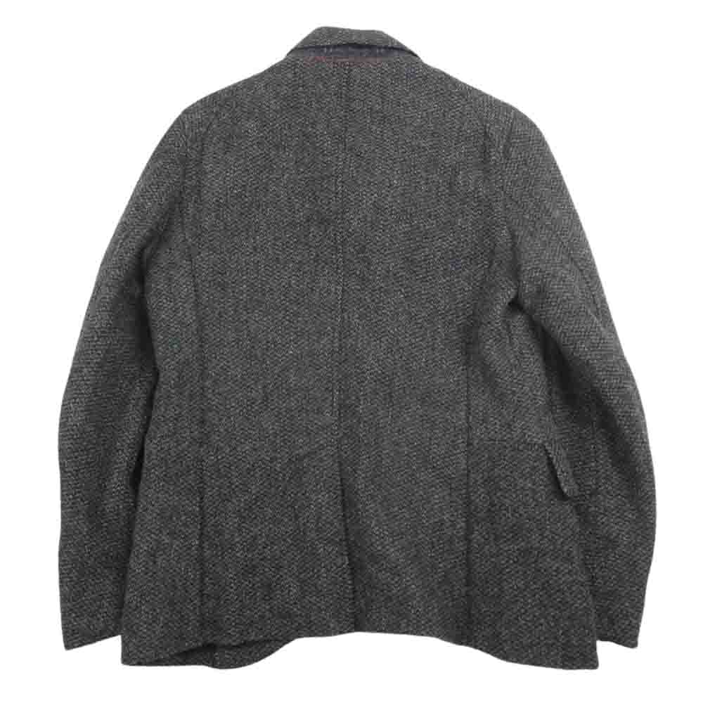 BEAMS ビームス Harris Tweed ハリスツィード ウール 2B テーラード ジャケット グレー系 M【中古】