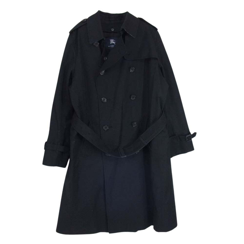 BURBERRY LONDON バーバリー ロンドン FR187-630-09 ウールライナー付き トレンチ コート  ダークネイビー系 46【中古】