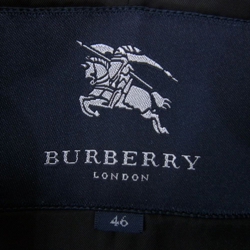 BURBERRY LONDON バーバリー ロンドン FR187-630-09 ウールライナー付き トレンチ コート  ダークネイビー系 46【中古】