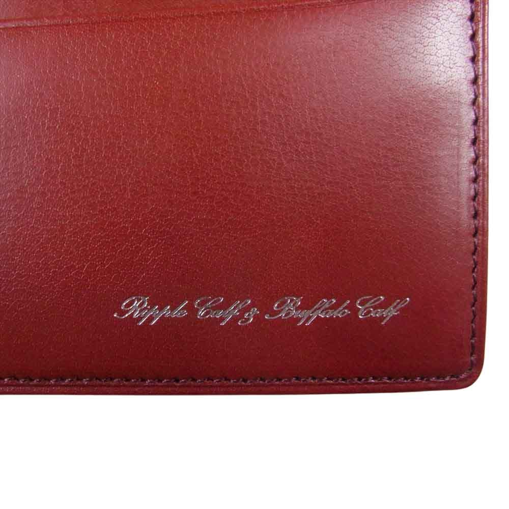 キプリス BOX CALF & LIMPID CALF ボックスカーフ＆リンピッドカーフ 長財布 ロング ウォレット ブラック系【極上美品】【中古】