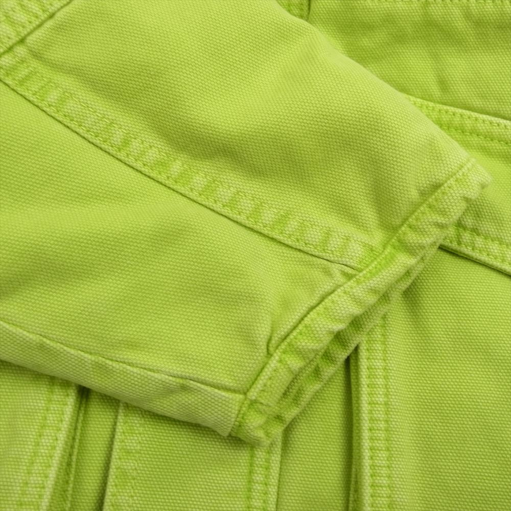 STUSSY ステューシー ジップアップ ワーク ジャケット グリーン系 S