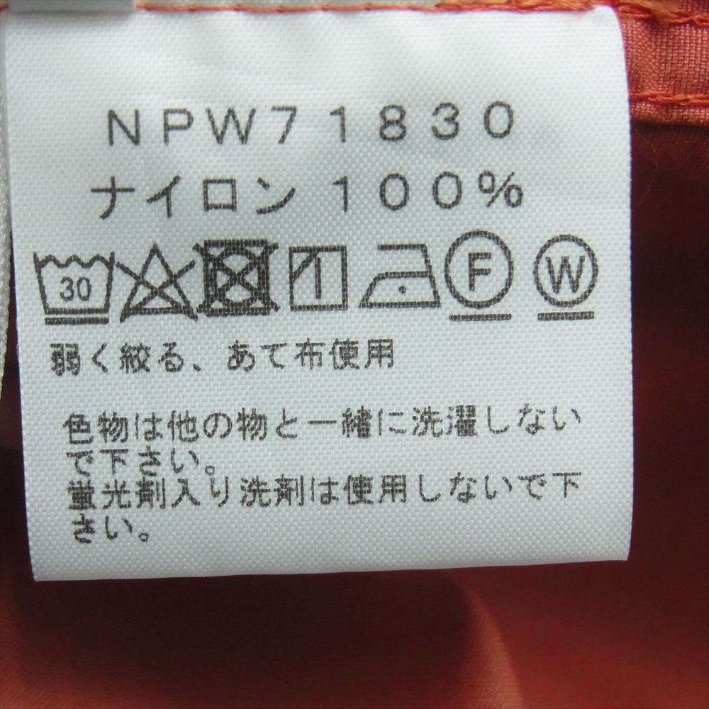 THE NORTH FACE ノースフェイス NPW71830 コンパクト ナイロン ジャケット ベトナム製 レッド系 M【中古】