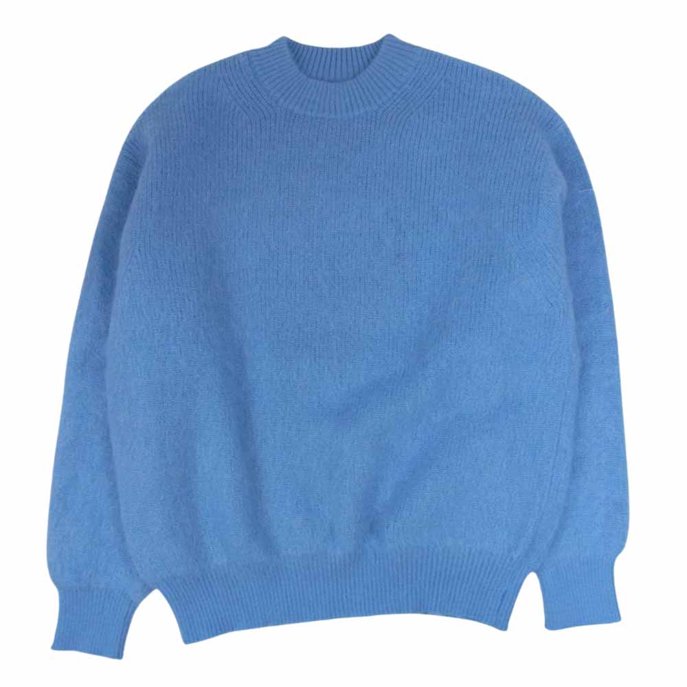 ロエフ 8883-199-0021 MOHAIR PO モヘア モヘヤ クルーネック ニット  ブルー系 1【中古】