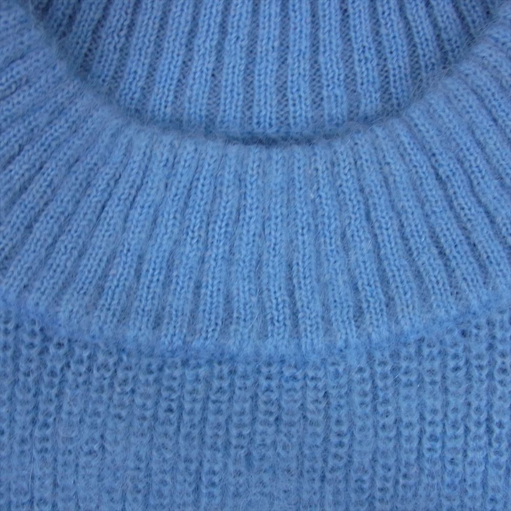 ロエフ 8883-199-0021 MOHAIR PO モヘア モヘヤ クルーネック ニット  ブルー系 1【中古】