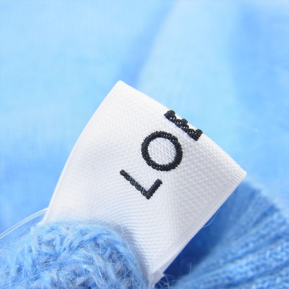 ロエフ 8883-199-0021 MOHAIR PO モヘア モヘヤ クルーネック ニット  ブルー系 1【中古】