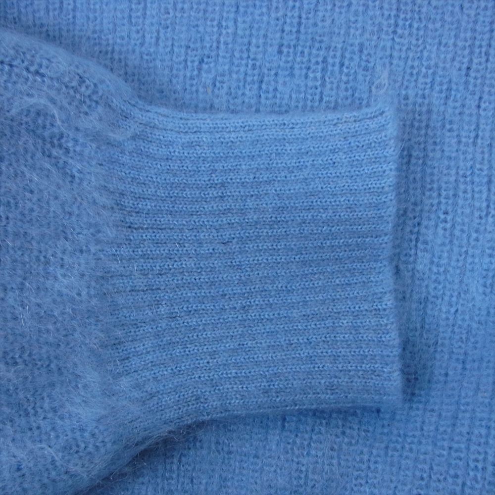 ロエフ 8883-199-0021 MOHAIR PO モヘア モヘヤ クルーネック ニット  ブルー系 1【中古】