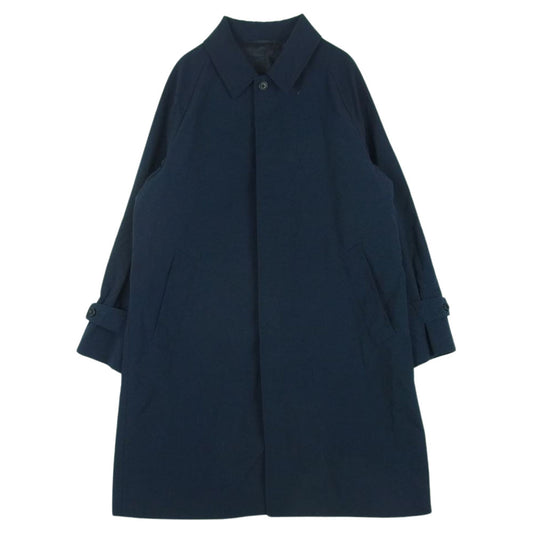 UNITED ARROWS ユナイテッドアローズ 3225-139-3329 green label relaxing グリーンレーベル ナイロン オックス ラグランスリーブ ステンカラー コート ネイビー系 M【中古】
