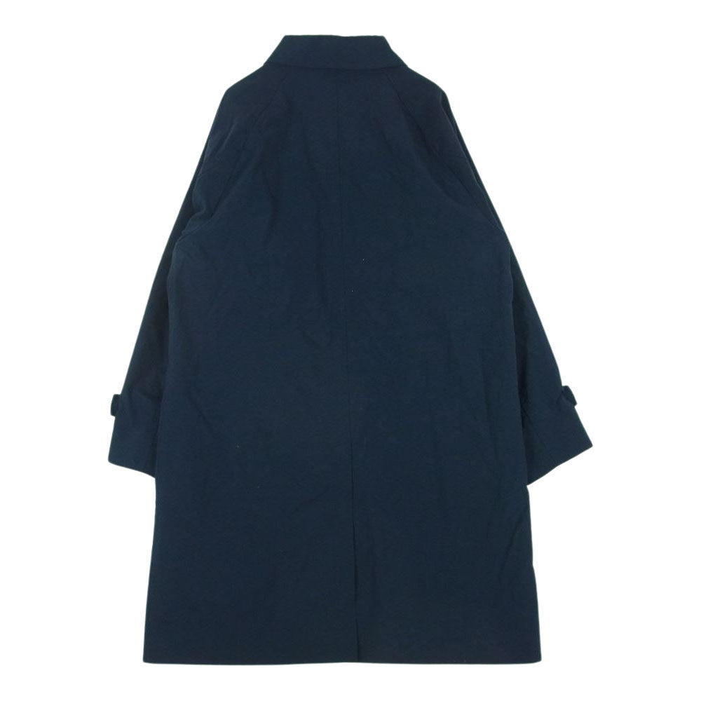 UNITED ARROWS ユナイテッドアローズ 3225-139-3329 green label relaxing グリーンレーベル ナイロン オックス ラグランスリーブ ステンカラー コート ネイビー系 M【中古】