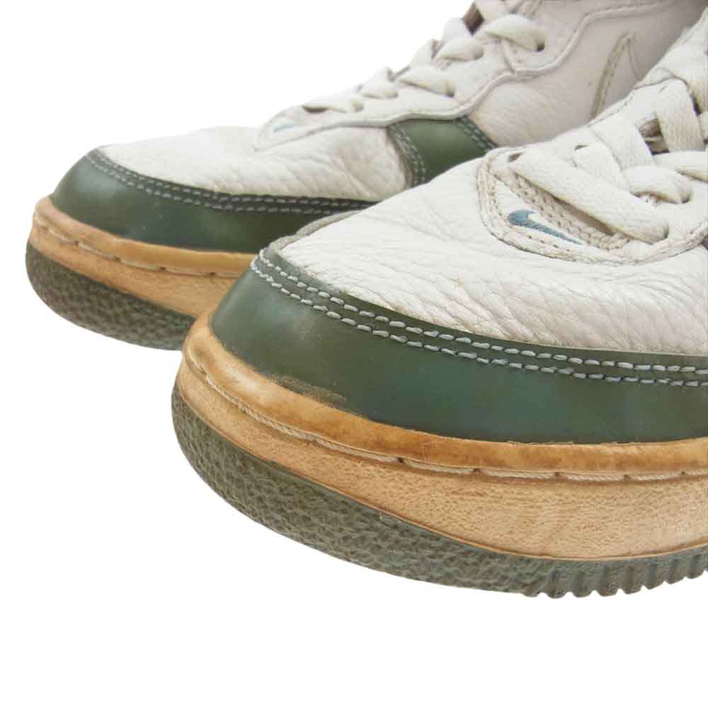 NIKE ナイキ  630125-142  観賞用 90S AIR FORCE 1 MID WHITE CAROLINA エアフォース1 ノースキャロライナ FL別注 ハイカット スニーカー マルチカラー系 25.5cm【中古】