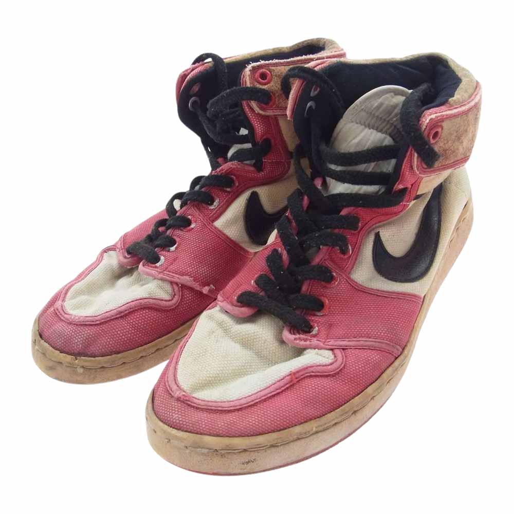 NIKE AIR JORDAN ナイキ ジョーダン 1 AJKO 85 シカゴ 1985年製 オリジナル 80S ヴィンテージ キャンバス ハイカット スニーカー  マルチカラー系 27cm【中古】