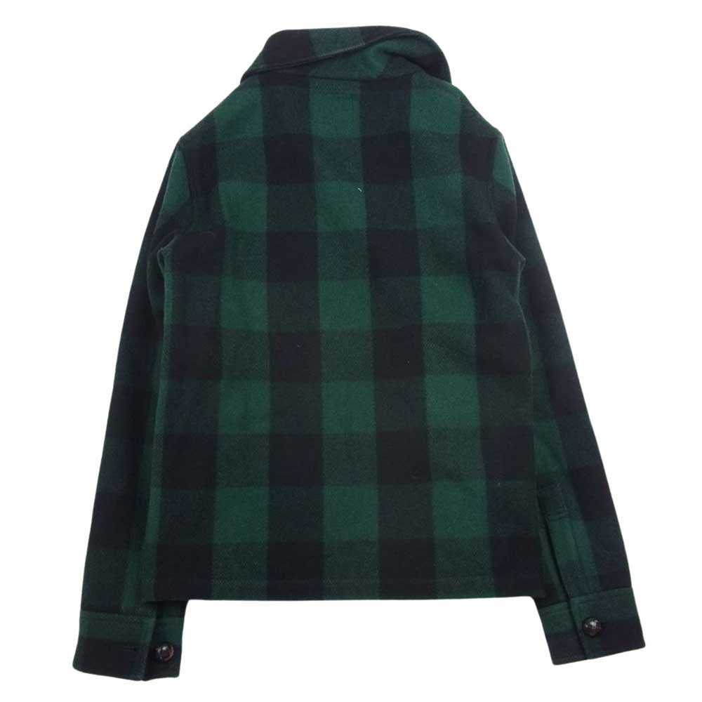 MARBLES マーブルズ MJK-A1001 バッファロー チェック ジャケット グリーン系 ブラック系 S【中古】