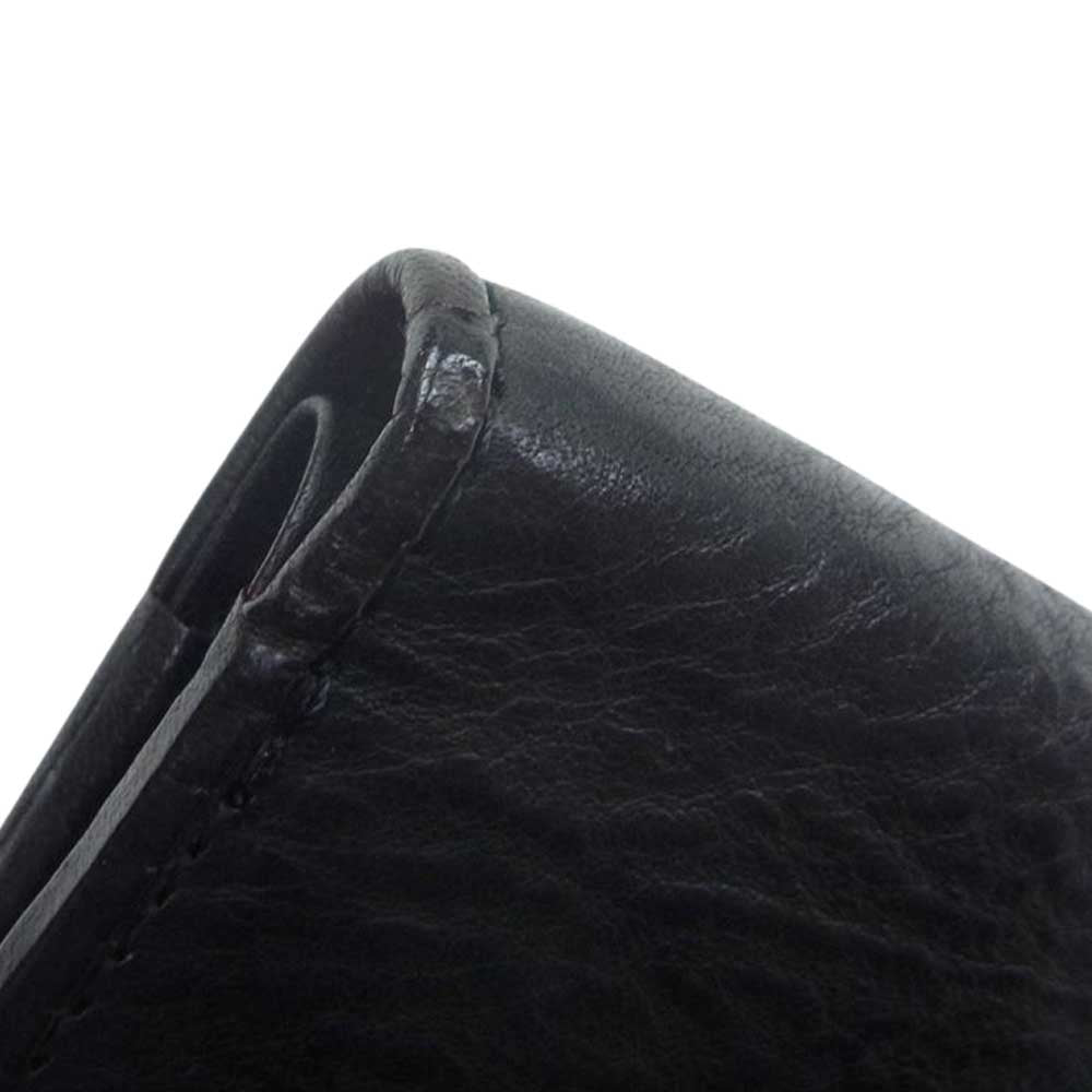 LONE ONES ロンワンズ MFW-0014 ギャランティ付属 MATING FLIGHT WALLET ネスト&ロゴ メイティングフライト ウォレット 2フォールド ウォレット 二つ折り財布 ブラック系【中古】