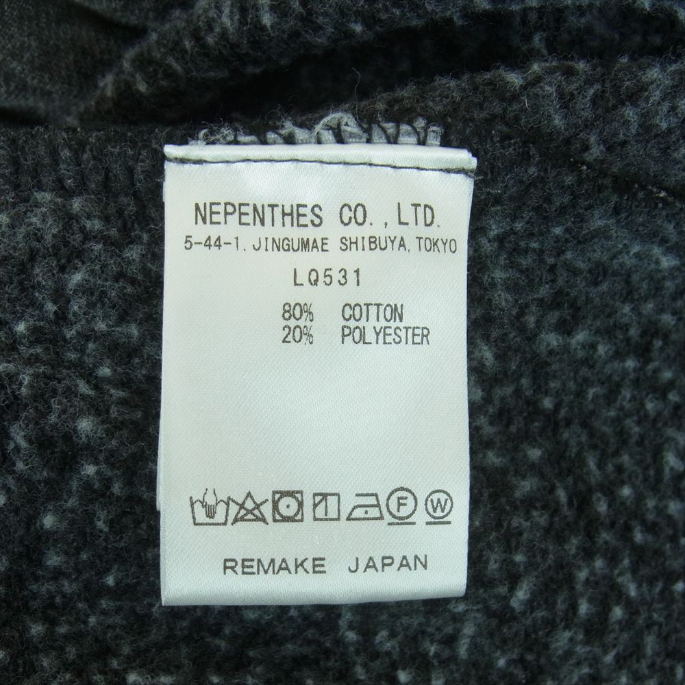 Needles ニードルス 22AW LQ531 Rebuild by REMAKE BLEACHED SWEAT PANTS リビルドバイ 再構築 リメイク ブリーチ スウェット パンツ グレー系【中古】