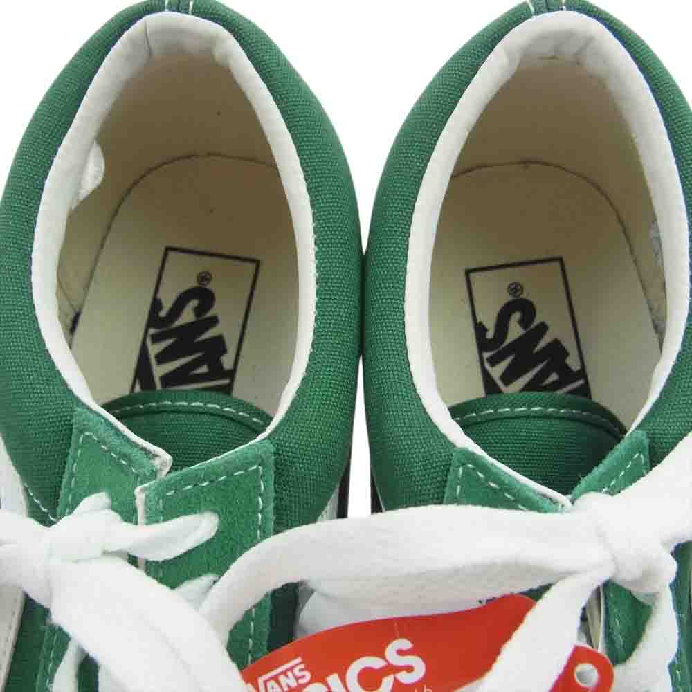 VANS バンズ V36CF OLD SKOOL オールドスクール グリーン系 28CM【極上美品】【中古】