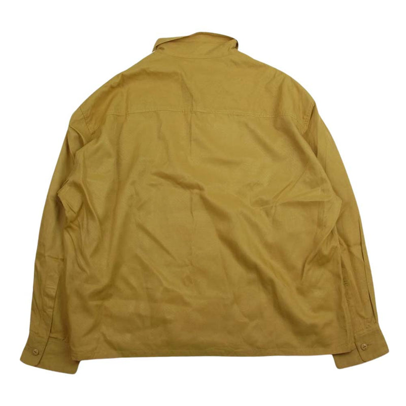 NEIGHBORHOOD ネイバーフッド 23SS 231AQNH-SHM01 BICOLOR RAYON SHIRT LS YELLOW イエロー系 M【美品】【中古】