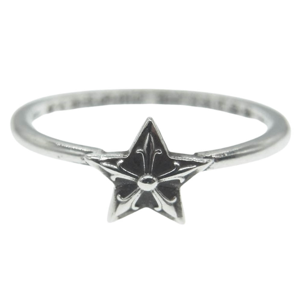 CHROME HEARTS クロムハーツ（原本無） BUBBLGM STAR バブルガム スター リング シルバー系 14号【中古】