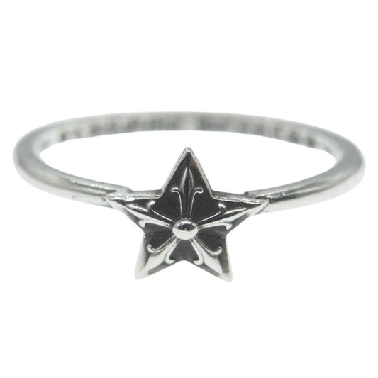 CHROME HEARTS クロムハーツ（原本無） BUBBLGM STAR バブルガム スター リング シルバー系 14号【中古】
