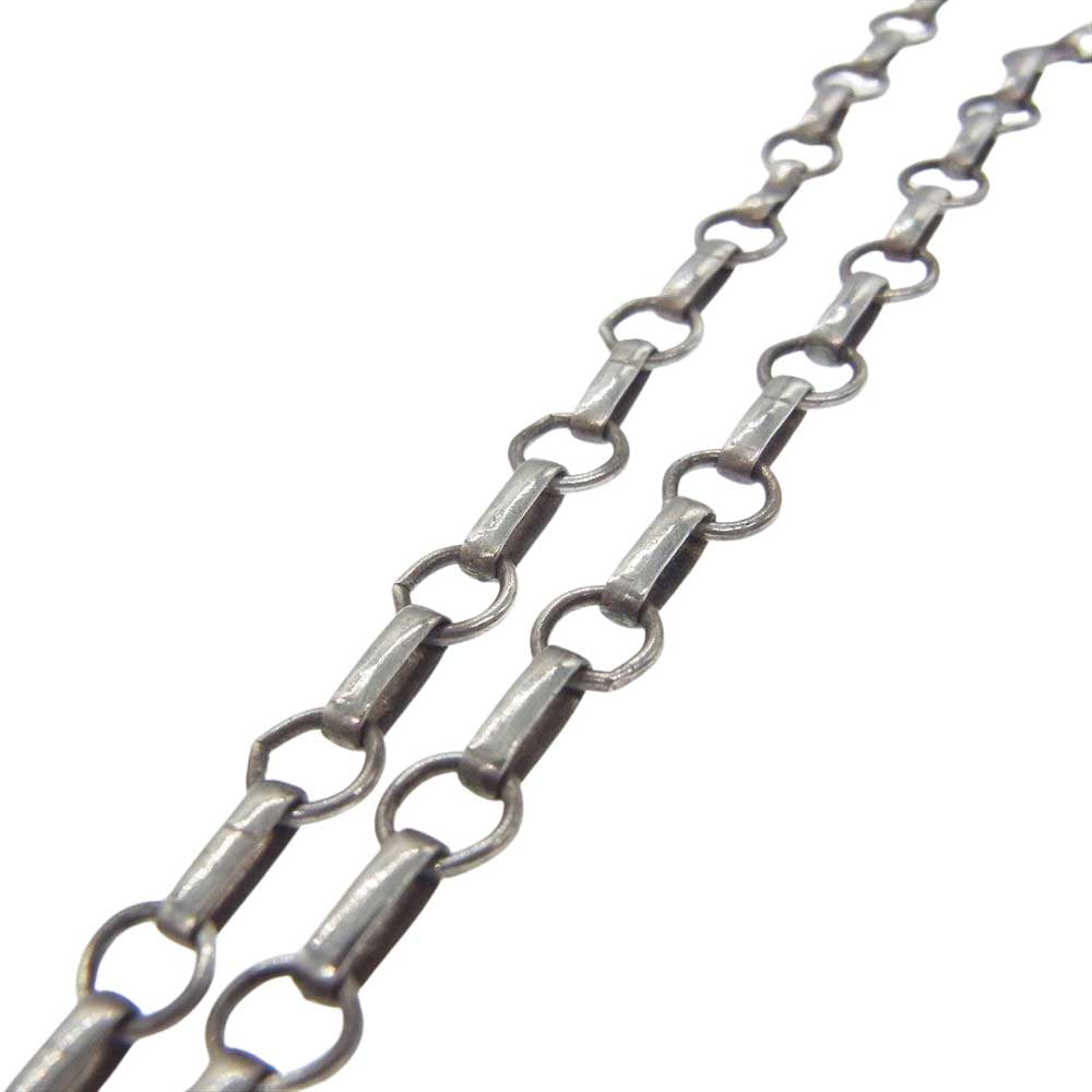 作者不明 ターコイズ付き フェザー ネックレス シルバー系【中古】