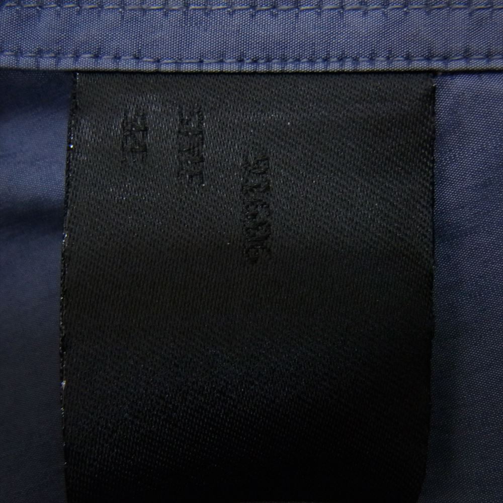 N.HOOLYWOOD エヌハリウッド 262-SH03 peg スタンプ コットン 長袖 シャツ  ブルー系 38【中古】