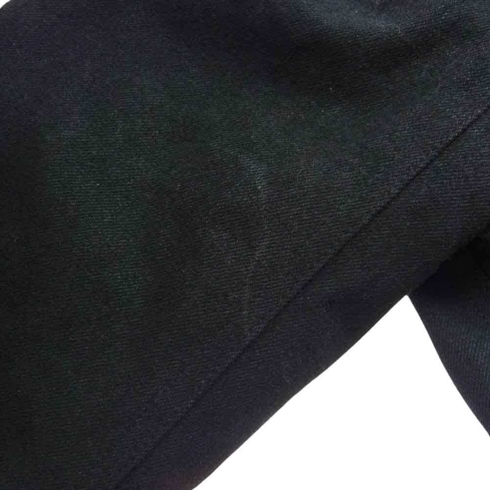 Rick Owens リックオウエンス 17AW DU17F2760 DRKSHDW ダークシャドウ BKMEMX BOMBER DENIM IMBOTTITO RICAMATO FLIGHT ボンバー デニム フライト ジャケット ブルゾン ブラック系 S【美品】【中古】