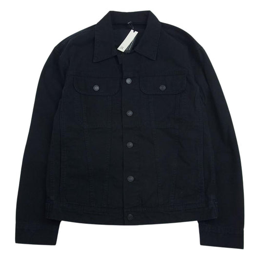 バナナリパブリック デニム トラッカー ジャケット ブラック ブラック系 S【中古】