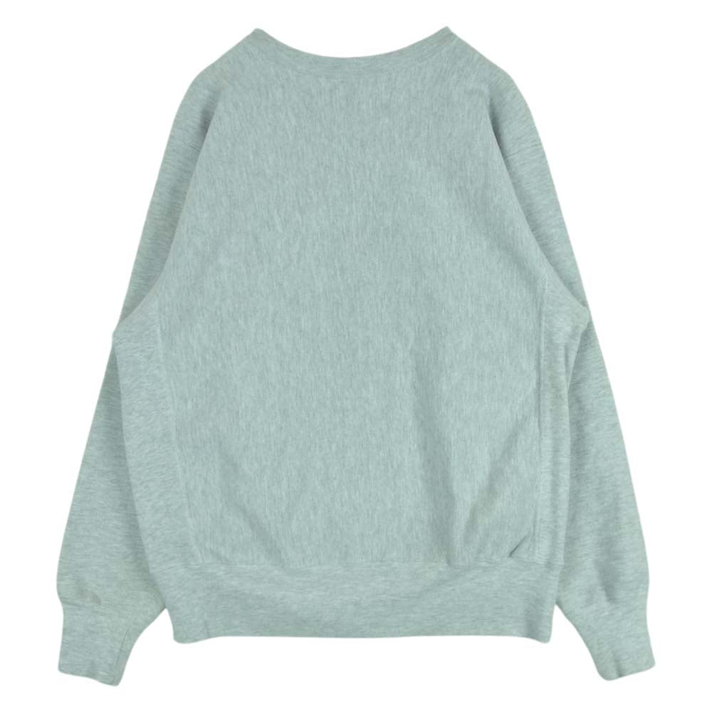 Champion チャンピオン vintage ヴィンテージ 90s 刺繍タグ Reverse Weave リバースウィーブ スウェット IOWA アイオワ プリント トレーナー グレー系 XL【中古】