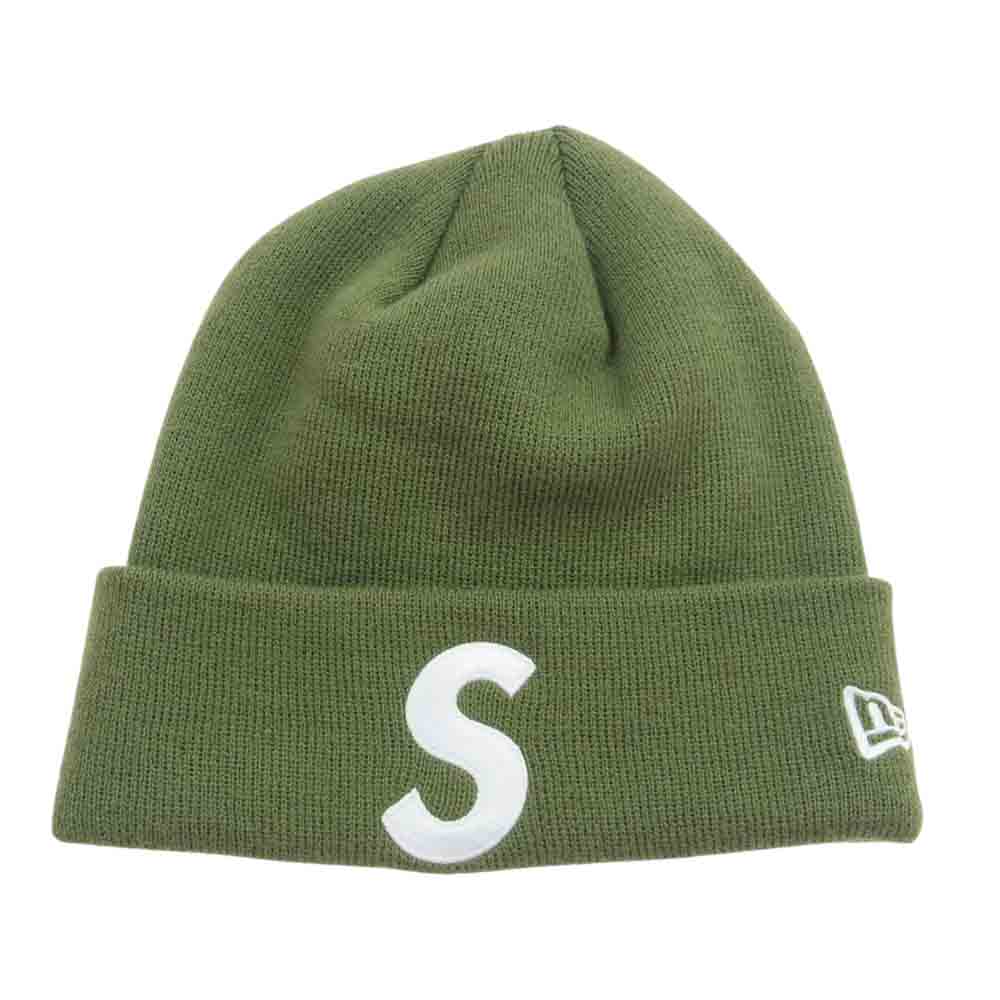 Supreme シュプリーム 23AW New Era S Logo Beanie ニューエラ S ロゴ ビーニー ニットキャップ カーキ系【中古】
