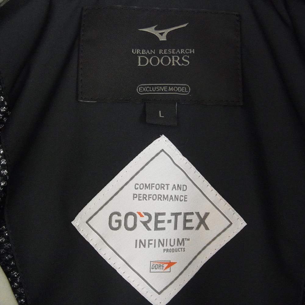 ミズノ ランバード UR別注 GORE-TEX INFINIUM ダウンジャケット ベージュ系 L【中古】