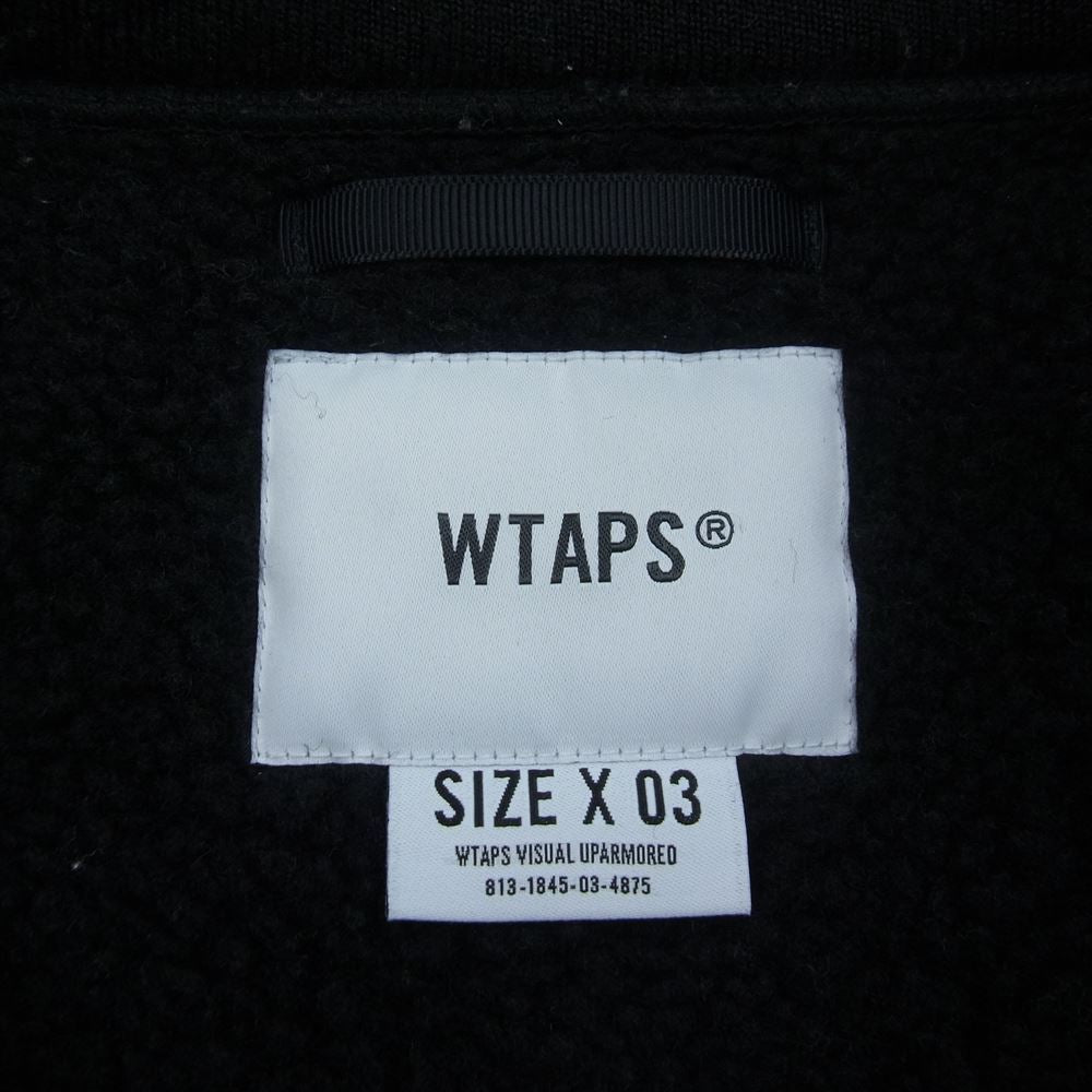 WTAPS ダブルタップス 22AW 222ATDT-JKM02 MERCER JACKET マーカー ボア ジャケット ブラック系 03【中古】