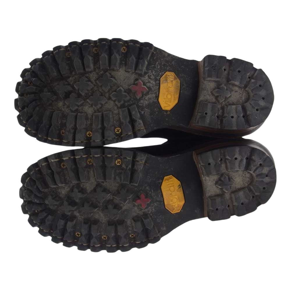 WHITE'S BOOTS ホワイツブーツ SMOKE JUMPER スモークジャンパー スエード レースアップ ブーツ ブラック系 US8D【中古】