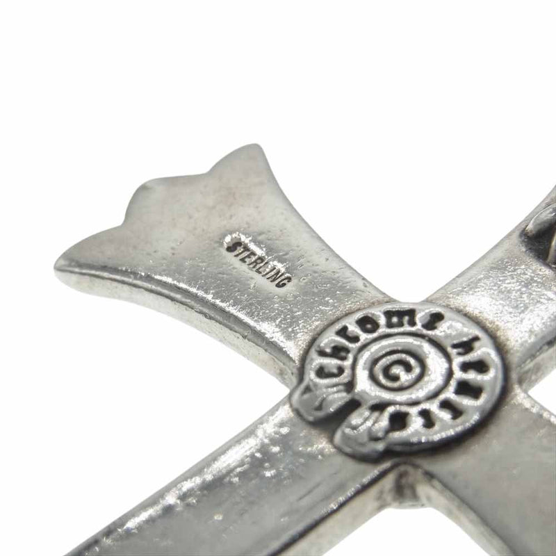 CHROME HEARTS クロムハーツ（原本無） CH CRS LG ラージ クロス ペンダントトップ シルバー系【中古】