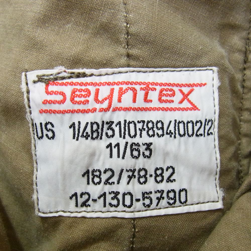 ドイツ軍 ヴィンテージ 60s Seyntex ウール カーゴ パンツ カーキ系 16【中古】