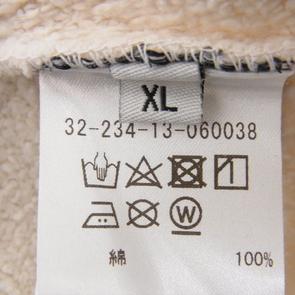 エストネーション 32-234-13-060038 US STANDARD APPAREL ECOCYCLE スウェットプルオーバーフーディー アイボリー オフホワイト系 XL【中古】