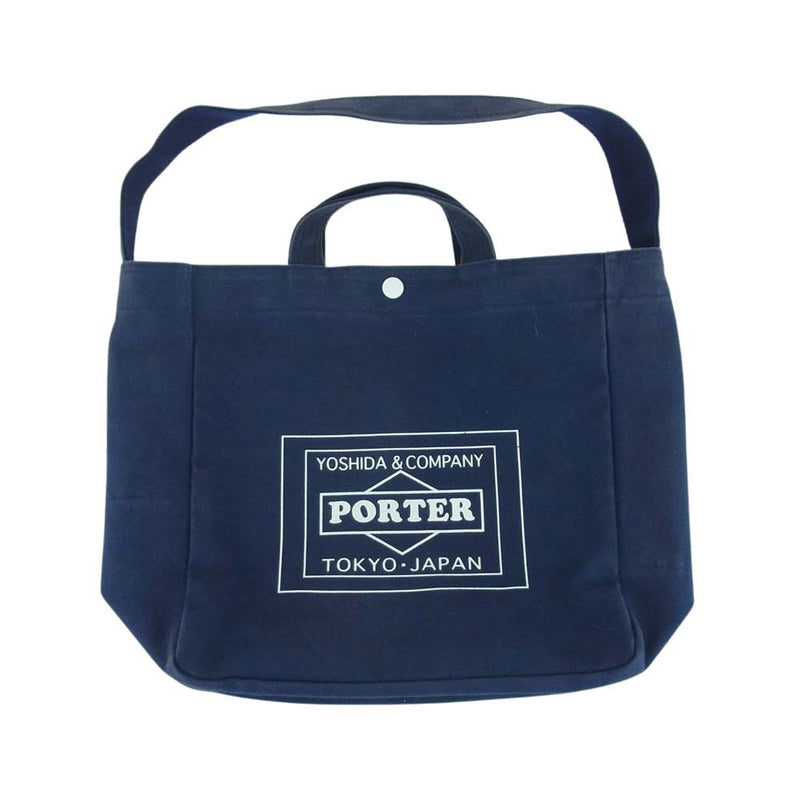 PORTER ポーター LC LOWERCASE トート 2way ショルダー バッグ ネイビー系【中古】