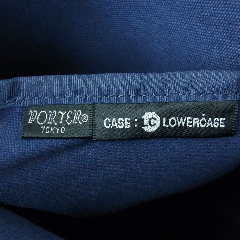 PORTER ポーター LC LOWERCASE トート 2way ショルダー バッグ ネイビー系【中古】