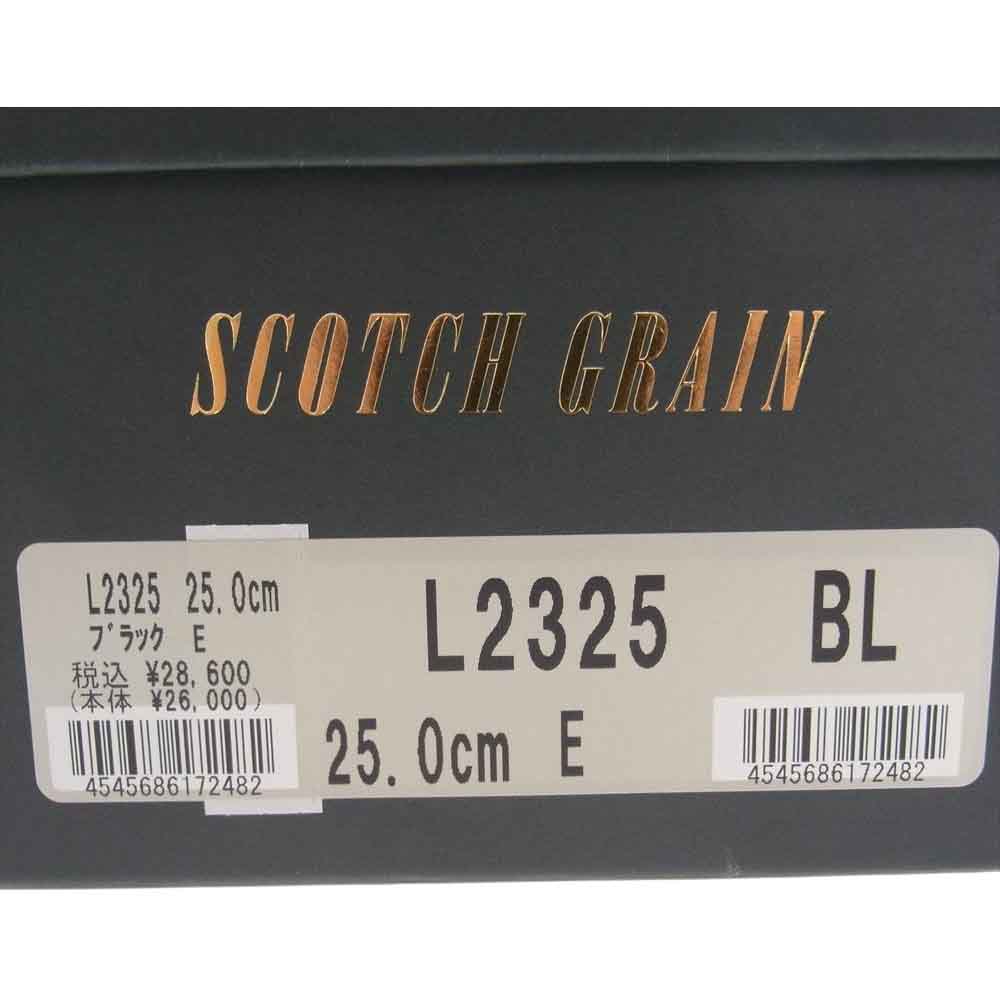SCOTCH GRAIN スコッチグレイン L-2325 2023年 限定 リミテッド プレーントゥ 国産撥水カーフ グッドイヤーウェルト製法 シューズ シューツリー付き ブラック系 25cm【中古】