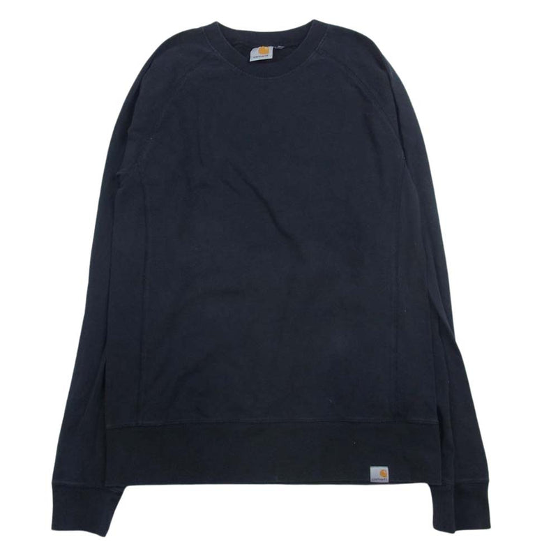 Carhartt カーハート CAPITAL SWEAT TEE キャピタル スウェット 長袖 Tシャツ ロンT ダークネイビー系 S【中古】