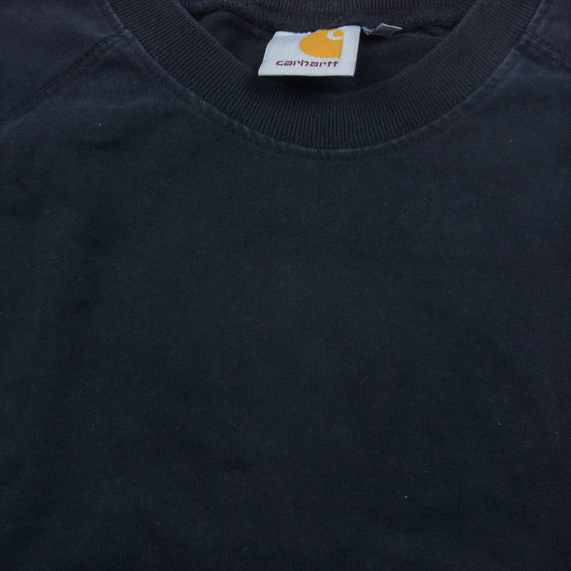 Carhartt カーハート CAPITAL SWEAT TEE キャピタル スウェット 長袖 Tシャツ ロンT ダークネイビー系 S【中古】