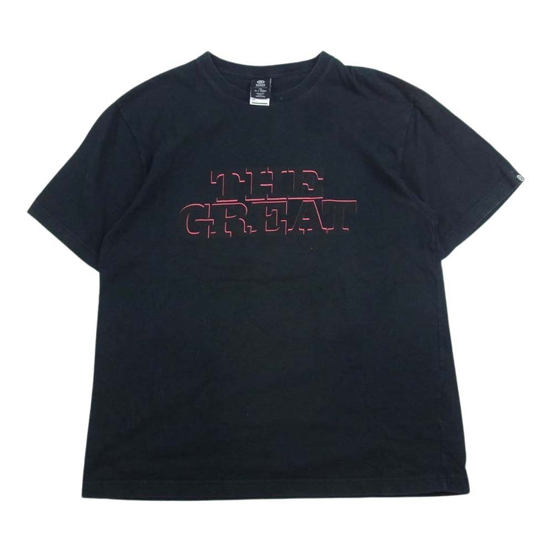 GOODENOUGH グッドイナフ RESONATE リゾネイト THE GREAT クルーネック 半袖 Tシャツ ブラック系 L【中古】