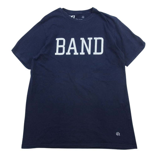 デニムバイヴァンキッシュ fragment フラグメント BAND バンド プリント 半袖 Tシャツ ネイビー系 XL【中古】