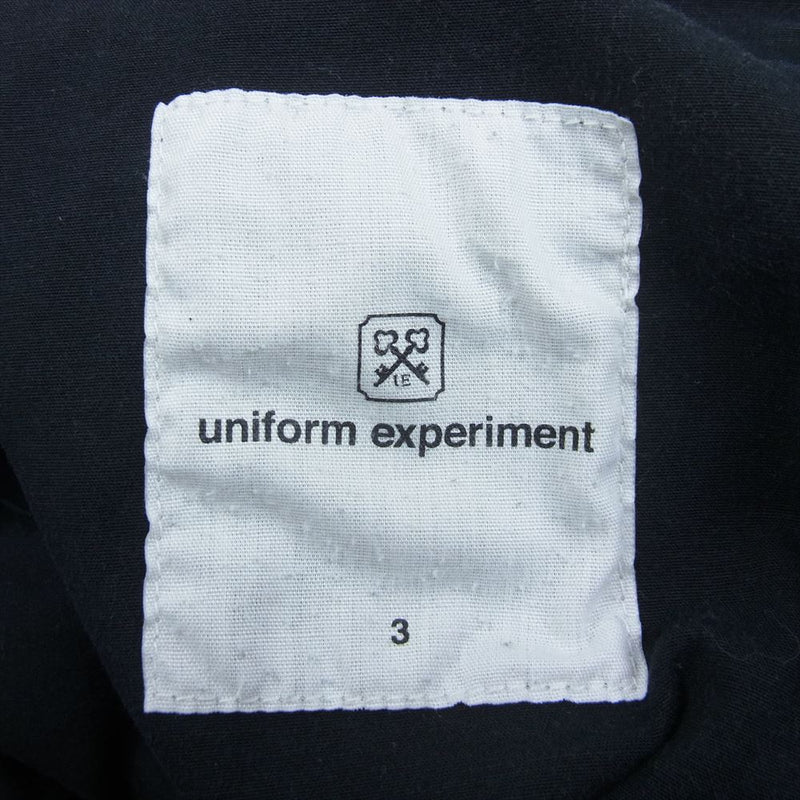 uniform experiment ユニフォームエクスペリメント UE-145045 ベイカー ボンテージ パンツ ブラック系 3【中古】