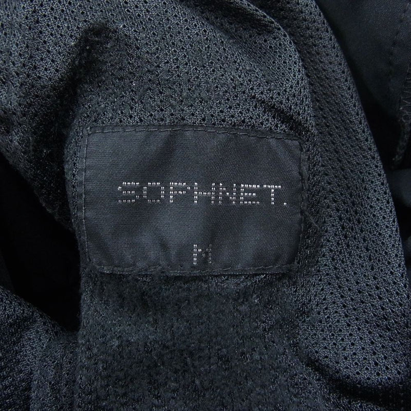 SOPHNET. ソフネット 19AW SOPH-192072 MOVE-FIT SLIM DRAWSTRING PANTS ムーブ フィット スリム ドローストリング パンツ ブラック系 M【中古】