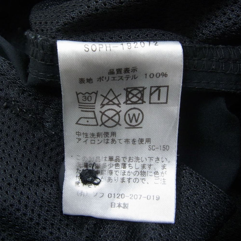 SOPHNET. ソフネット 19AW SOPH-192072 MOVE-FIT SLIM DRAWSTRING PANTS ムーブ フィット スリム ドローストリング パンツ ブラック系 M【中古】