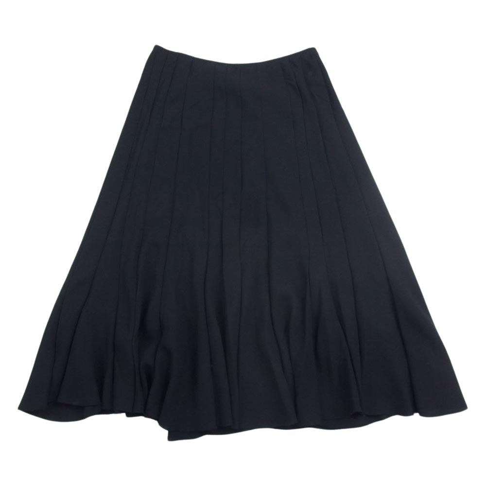 JUNYA WATANABE COMME des GARCONS ジュンヤワタナベコムデギャルソン AD2003 JM-S074 プリーツ加工 Aラインシルエット フレア スカート ブラック系 M【中古】