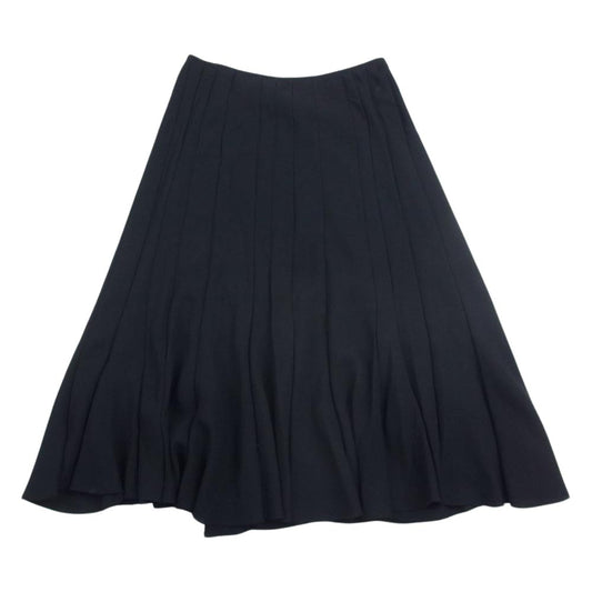 JUNYA WATANABE COMME des GARCONS ジュンヤワタナベコムデギャルソン AD2003 JM-S074 プリーツ加工 Aラインシルエット フレア スカート ブラック系 M【中古】